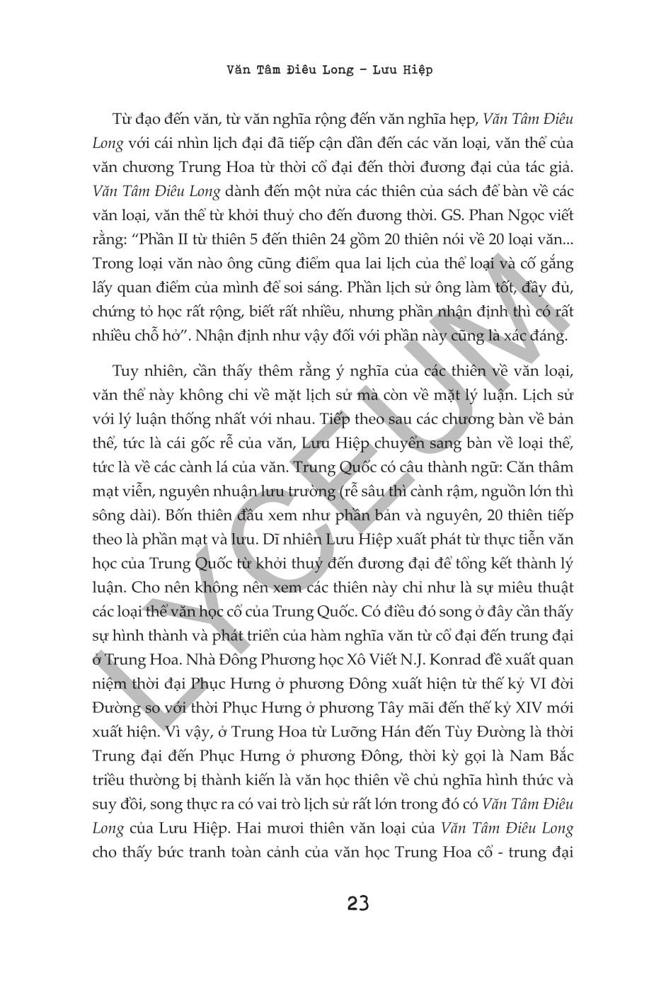 Văn Tâm Điêu Long - Tư Tưởng Mỹ Học Kinh Điển Trung Hoa - Lưu Hiệp