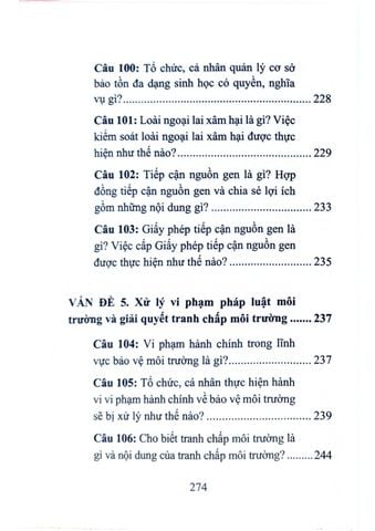  Hướng Dẫn Ôn Tập Luật Môi Trường - PGS.TS. Vũ Thị Duyên Thủy (Chủ biên) 