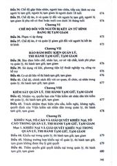 Bộ Luật Hình Sự Năm 2015 Sửa Đổi, Bổ Sung Năm 2017, Bộ Luật Tố Tụng Hình Sự, Luật Tổ Chức Cơ Quan Điều Tra Hình Sự, Luật Thi Hành Tạm Giữ, Tạm Giam  - Quốc Hội