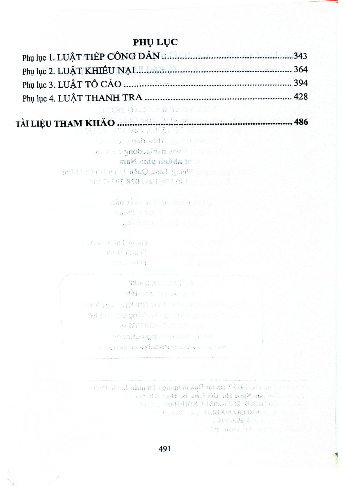 Pháp Luật Và Thực Tiễn Thực Hiện Pháp Luật Về Tiếp Công Dân, Giải Quyết Khiếu Nại, Tố Cáo Và Công Tác Thanh Tra  - PGS.TS. Nguyễn Thị Ngọc Hoa