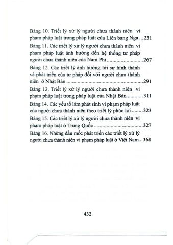  Triết Lý Xử Lý Người Chưa Thành Niên Vi Phạm Và Thực Tiễn Xây Dựng Pháp Luật Trên Thế Giới ( Sách Chuyên Khảo) - TS. Đào Lệ Thu 