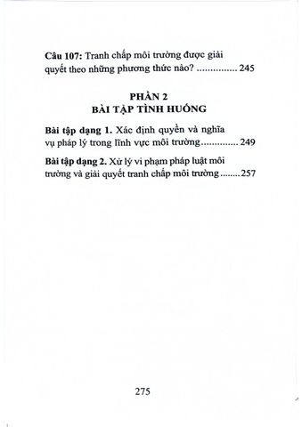  Hướng Dẫn Ôn Tập Luật Môi Trường - PGS.TS. Vũ Thị Duyên Thủy (Chủ biên) 