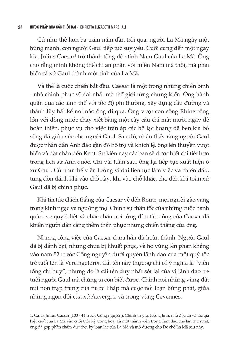 Nước Pháp Qua Các Thời Đại - Henrietta Elizabeth Marshall