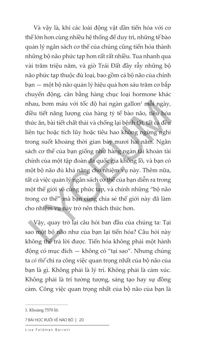 7 Bài Học Rưỡi Về Não Bộ - Lisa Feldman Barrett