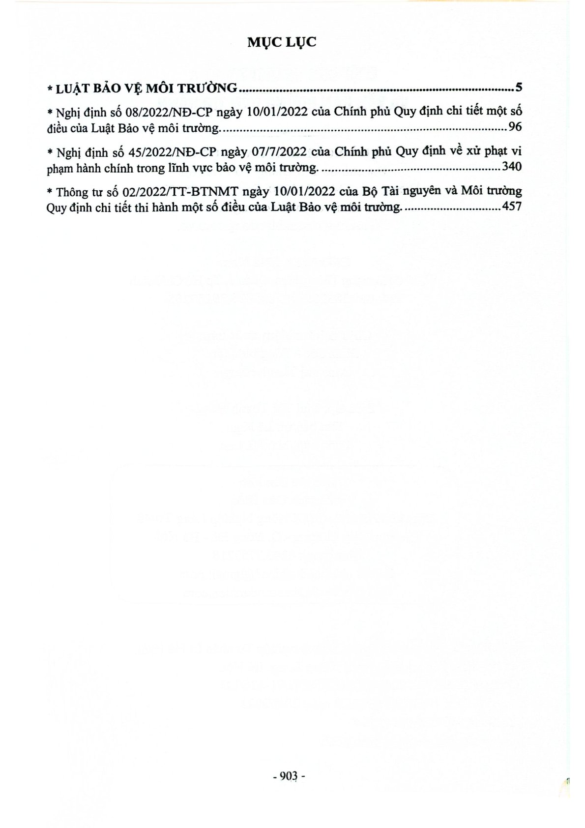 Luật Bảo Vệ Môi Trường Và Văn Bản Hướng Dẫn Thi Hành - Quốc Hội