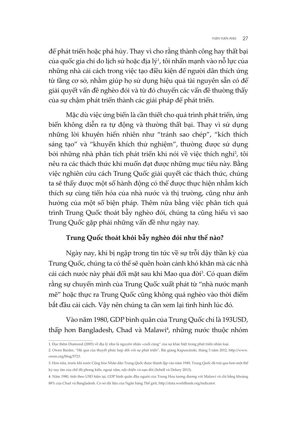 Trung Quốc Thoát Khỏi Bẫy Nghèo Như Thế Nào - Yuen Yuen Ang