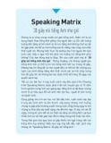  Speaking Matrix - 30 Giây Nói Tiếng Anh Như Gió - Hwang Seo Yoon 