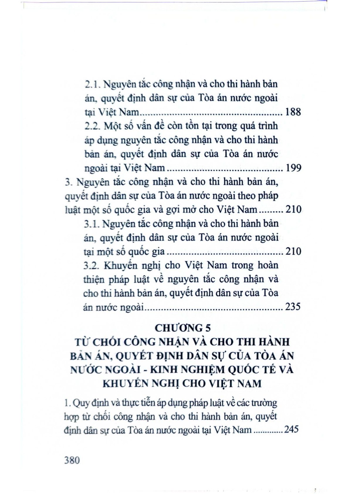 Công Nhận Và Cho Thi Hành Bản Án, Quyết Định Dân Sự Của Tòa Án Nước Ngoài Trong Bối Cảnh Toàn Cầu Hóa Và Khuyến Nghị Cho Việt Nam (Sách Chuyên Khảo)  - TS.Nguyễn Thu Thủy ( Chủ biên)
