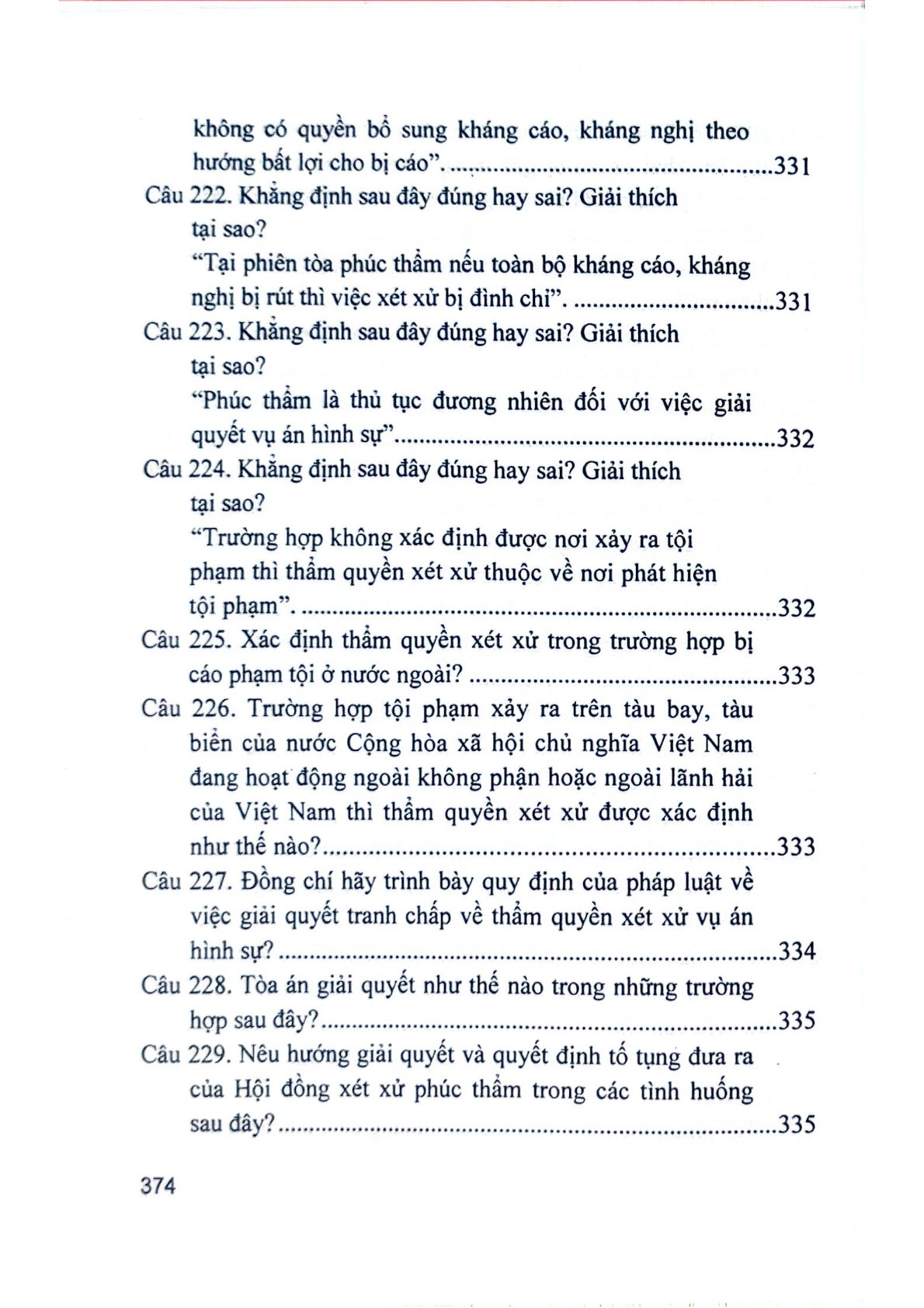 Hỏi Đáp Luật Tố Tụng Hình Sự Năm 2015  - TS. Phạm Thị Thoa 
(Chủ biên)