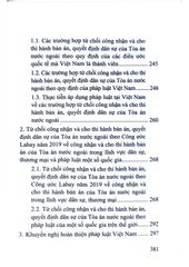 Công Nhận Và Cho Thi Hành Bản Án, Quyết Định Dân Sự Của Tòa Án Nước Ngoài Trong Bối Cảnh Toàn Cầu Hóa Và Khuyến Nghị Cho Việt Nam (Sách Chuyên Khảo)  - TS.Nguyễn Thu Thủy ( Chủ biên)