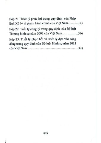  Triết Lý Xử Lý Người Chưa Thành Niên Vi Phạm Và Thực Tiễn Xây Dựng Pháp Luật Trên Thế Giới ( Sách Chuyên Khảo) - TS. Đào Lệ Thu 