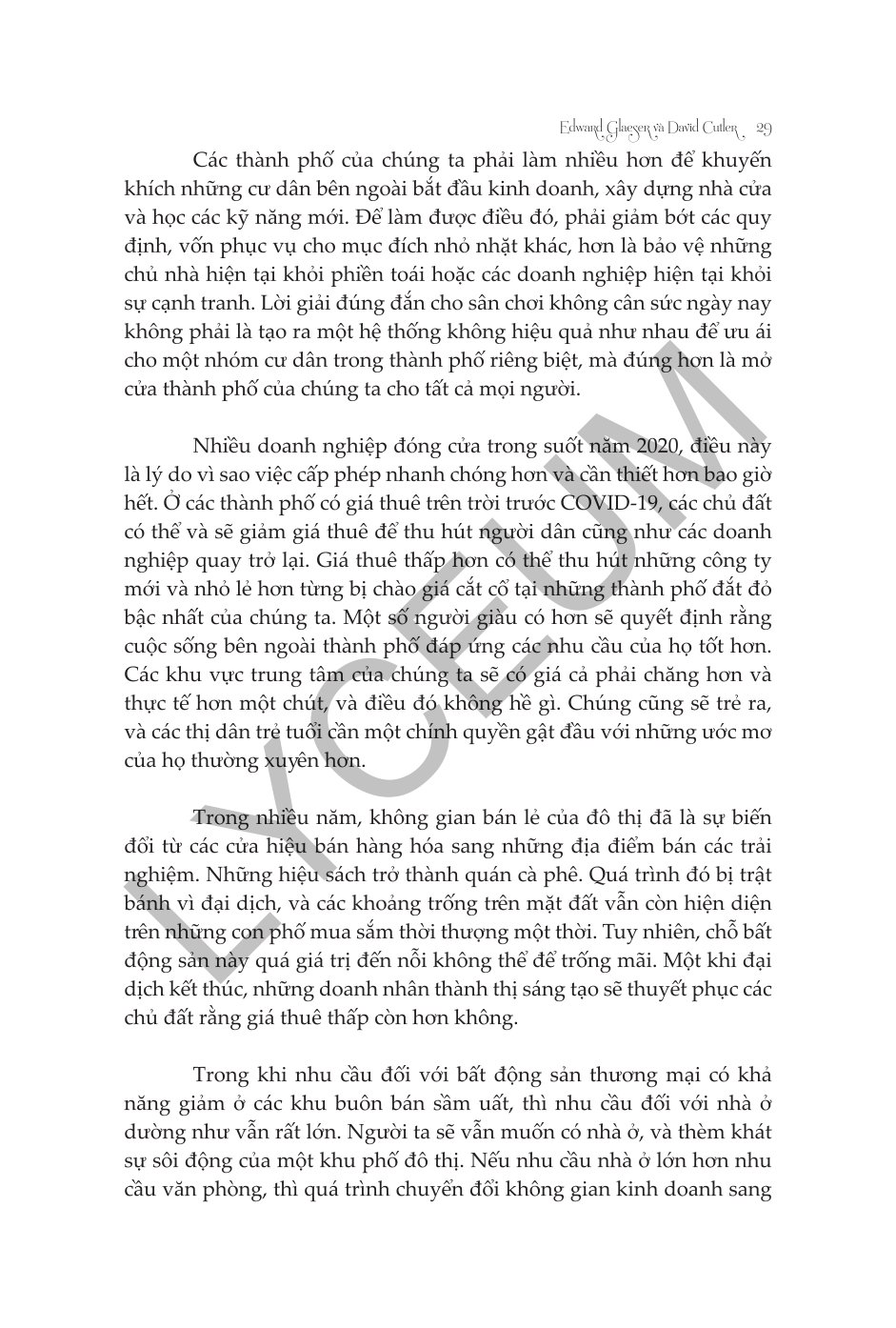 Sinh Tồn Của Đô Thị - Edward Glaeser & David Cutler