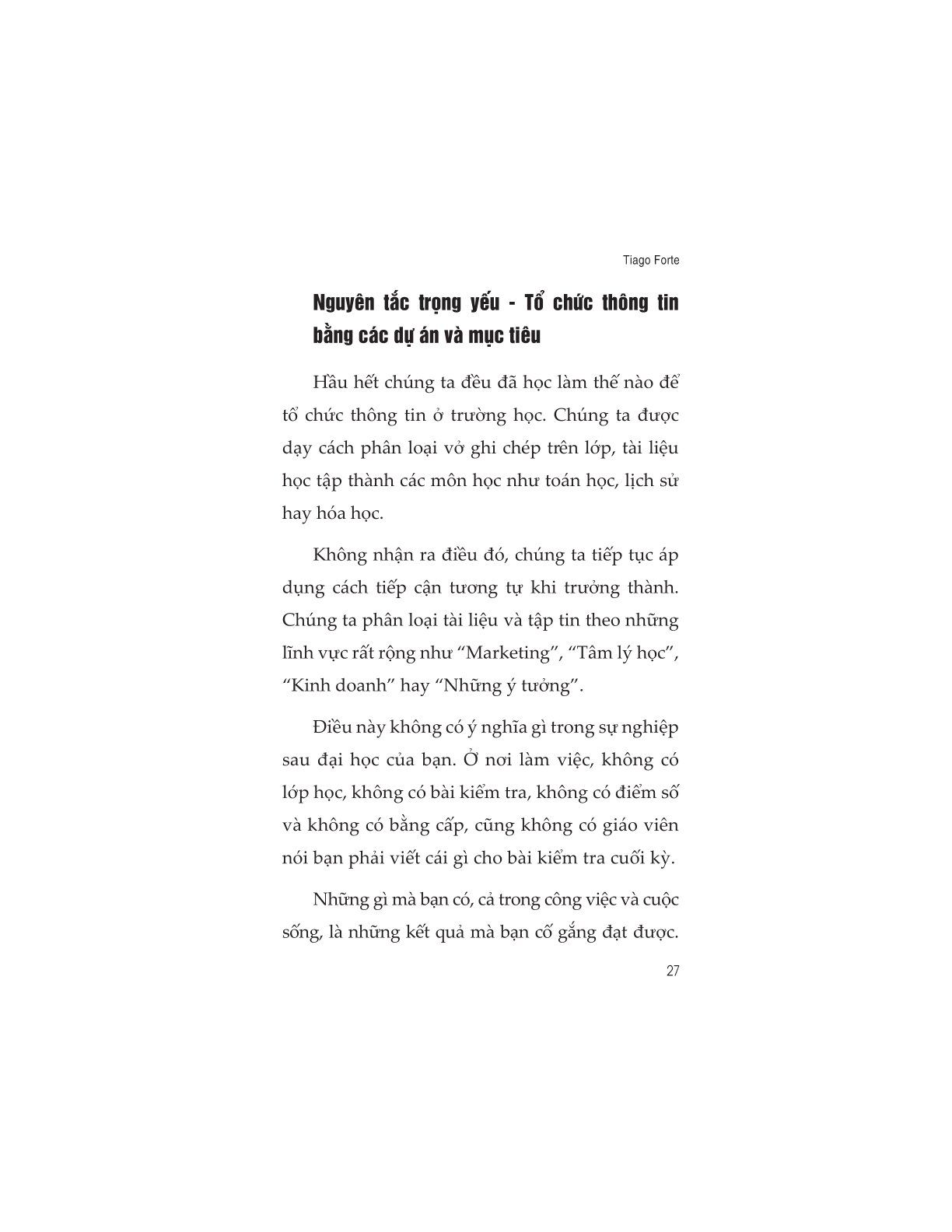 The Para Method - Phương Pháp Tổ Chức Thông Tin Trong Công Việc – Bến ...