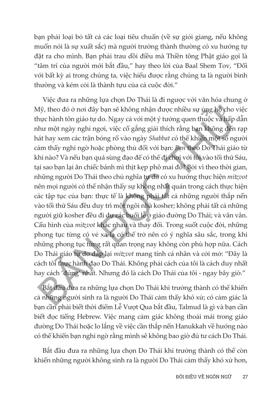 Sống Và Tư Duy Như Người Do Thái - Anita Diamant & Howard Cooper