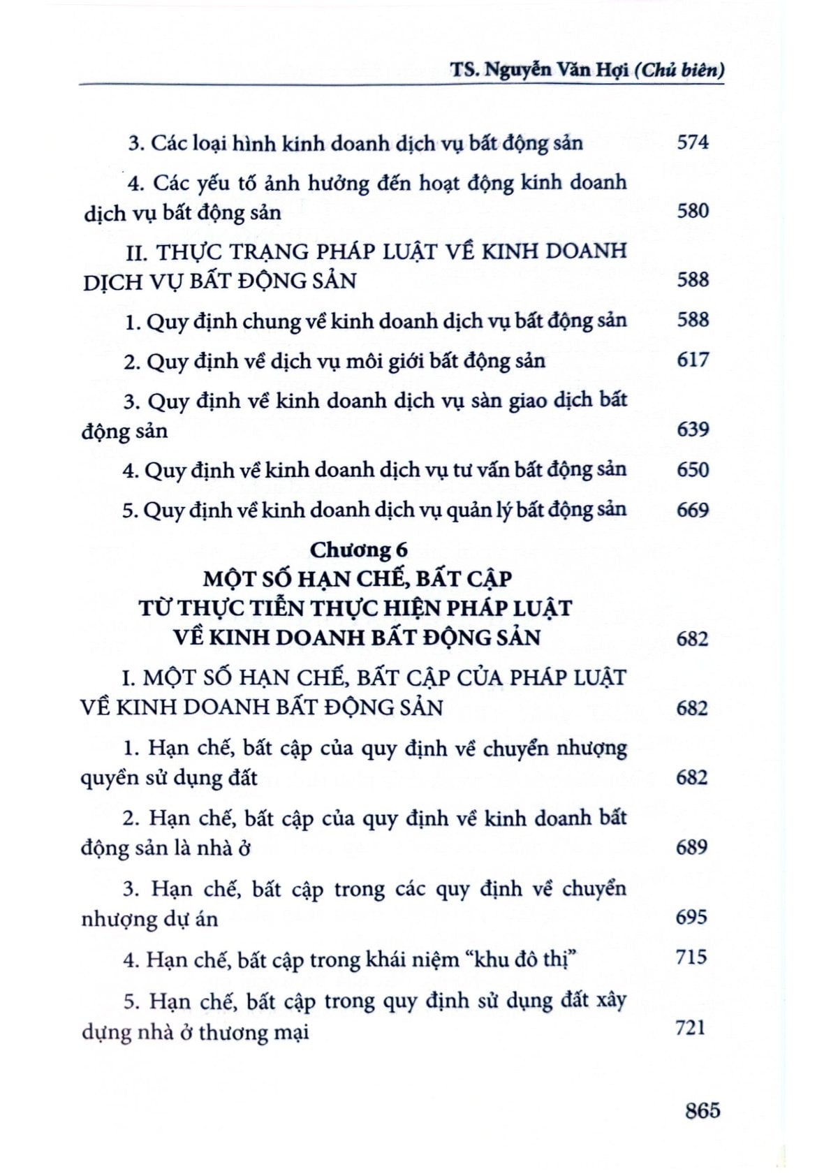 Pháp Luật Về Kinh Doanh Bất Động Sản - TS. Nguyễn Văn Hợi 
( Chủ biên)