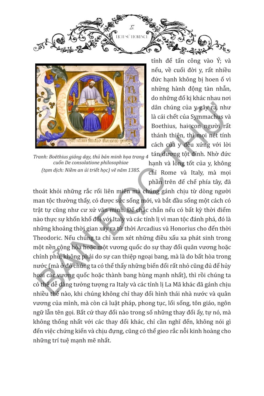 Lịch Sử Florence - Tham Vọng Và Quyền Lực Kiến Tạo Thời Kỳ Phục Hưng - Niccolo Machiavelli