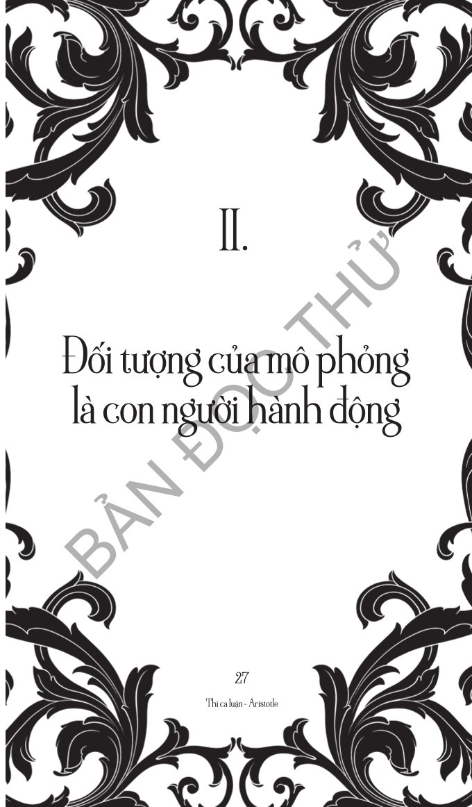 Thi Ca Luận - Tác Phẩm Triết Học Kinh Điển - Aristotle