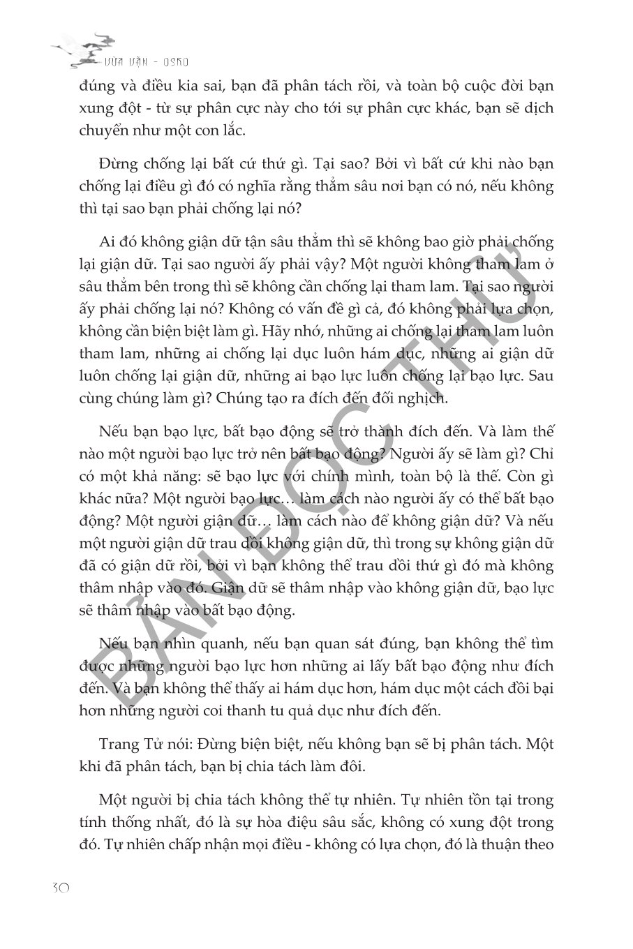 Vừa Vặn - Thuận Theo Lẽ Tự Nhiên - Một Diễn Giải Tinh Thần Về Trang Tử - Osho