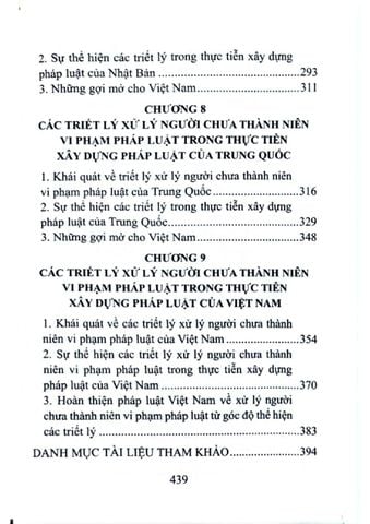  Triết Lý Xử Lý Người Chưa Thành Niên Vi Phạm Và Thực Tiễn Xây Dựng Pháp Luật Trên Thế Giới ( Sách Chuyên Khảo) - TS. Đào Lệ Thu 
