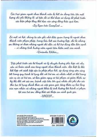  Triết Lý Xử Lý Người Chưa Thành Niên Vi Phạm Và Thực Tiễn Xây Dựng Pháp Luật Trên Thế Giới ( Sách Chuyên Khảo) - TS. Đào Lệ Thu 