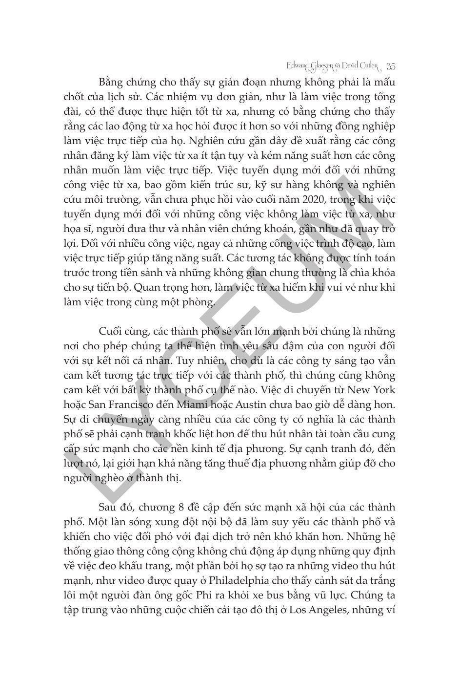 Sinh Tồn Của Đô Thị - Edward Glaeser & David Cutler