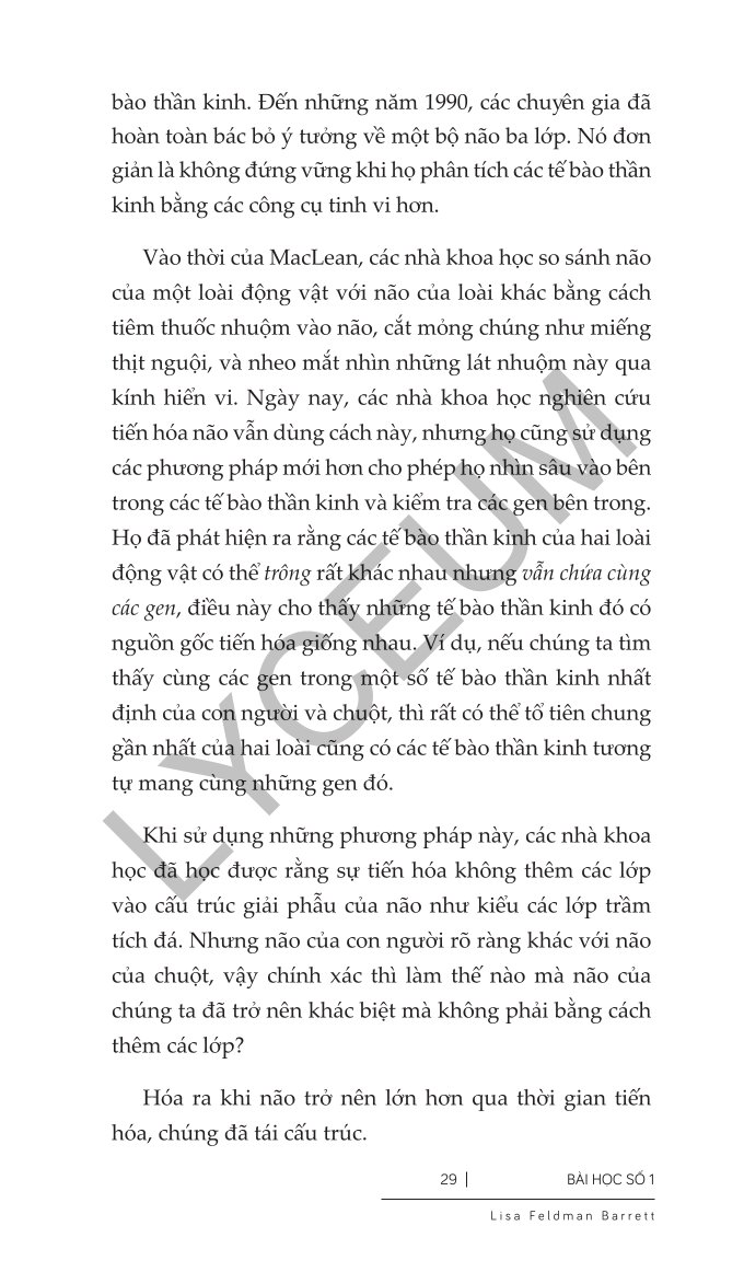 7 Bài Học Rưỡi Về Não Bộ - Lisa Feldman Barrett