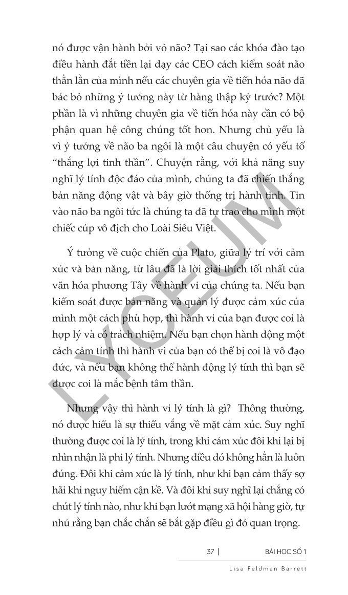 7 Bài Học Rưỡi Về Não Bộ - Lisa Feldman Barrett