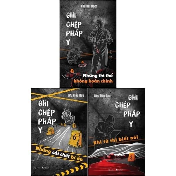  Combo 3 Quyển: Ghi Chép Pháp Y (Tập 1 + 2 + 3) 