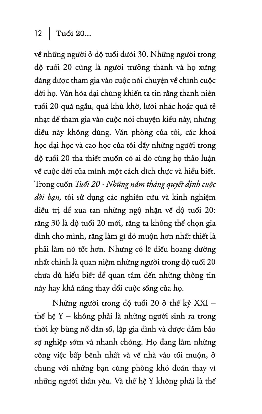 Tuổi 20 - Những Năm Tháng Quyết Định Cuộc Đời Bạn - Meg Jay, PHD