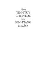 Những Tinh Túy Chọn Lọc Trong Kinh Tạng Nikāya - 
Glenn Wallis
