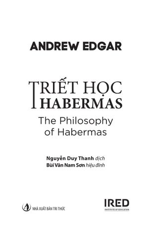  Triết Học Habermas - The Philosophy Of Habermas - Andrew Edgar 