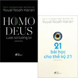  Combo 2 Quyển Homo Deus - Lược Sử Tương Lai + 21 Bài Học Cho Thế Kỷ 21 
