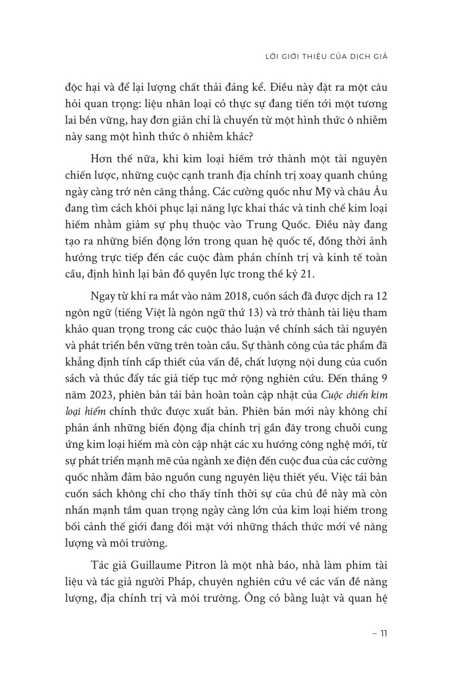 Cuộc Chiến Kim Loại Hiếm - Guillaume Pitron