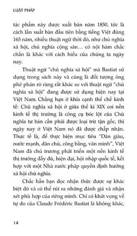  Luật Pháp - Claude – Frédéric Bastiat 