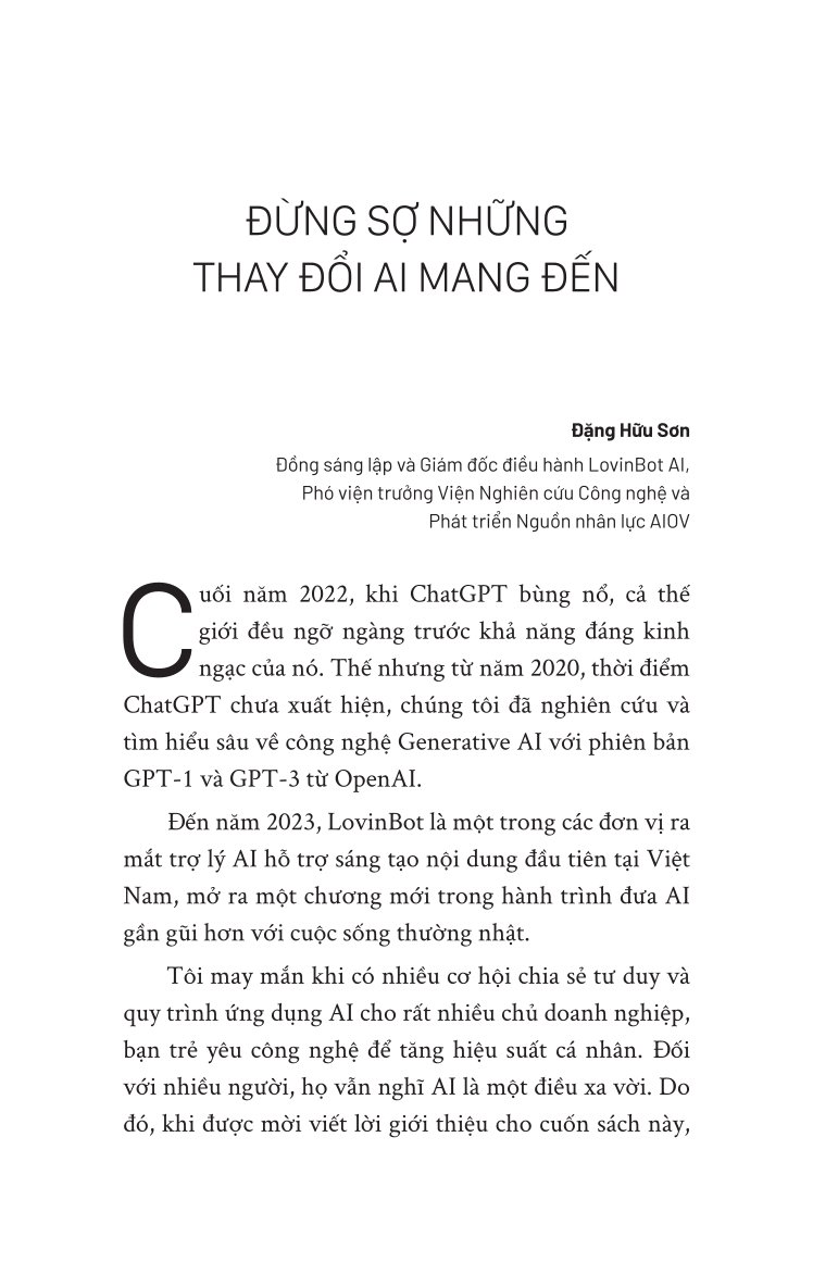 Không Ai Cản Được AI - Hiểu AI Từ Căn Gốc Để Phát Triển Sự Nghiệp - Nguyễn Tiến Huy