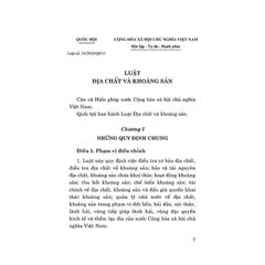 Luật Địa Chất Và Khoáng Sản Năm 2024 - Quốc hội