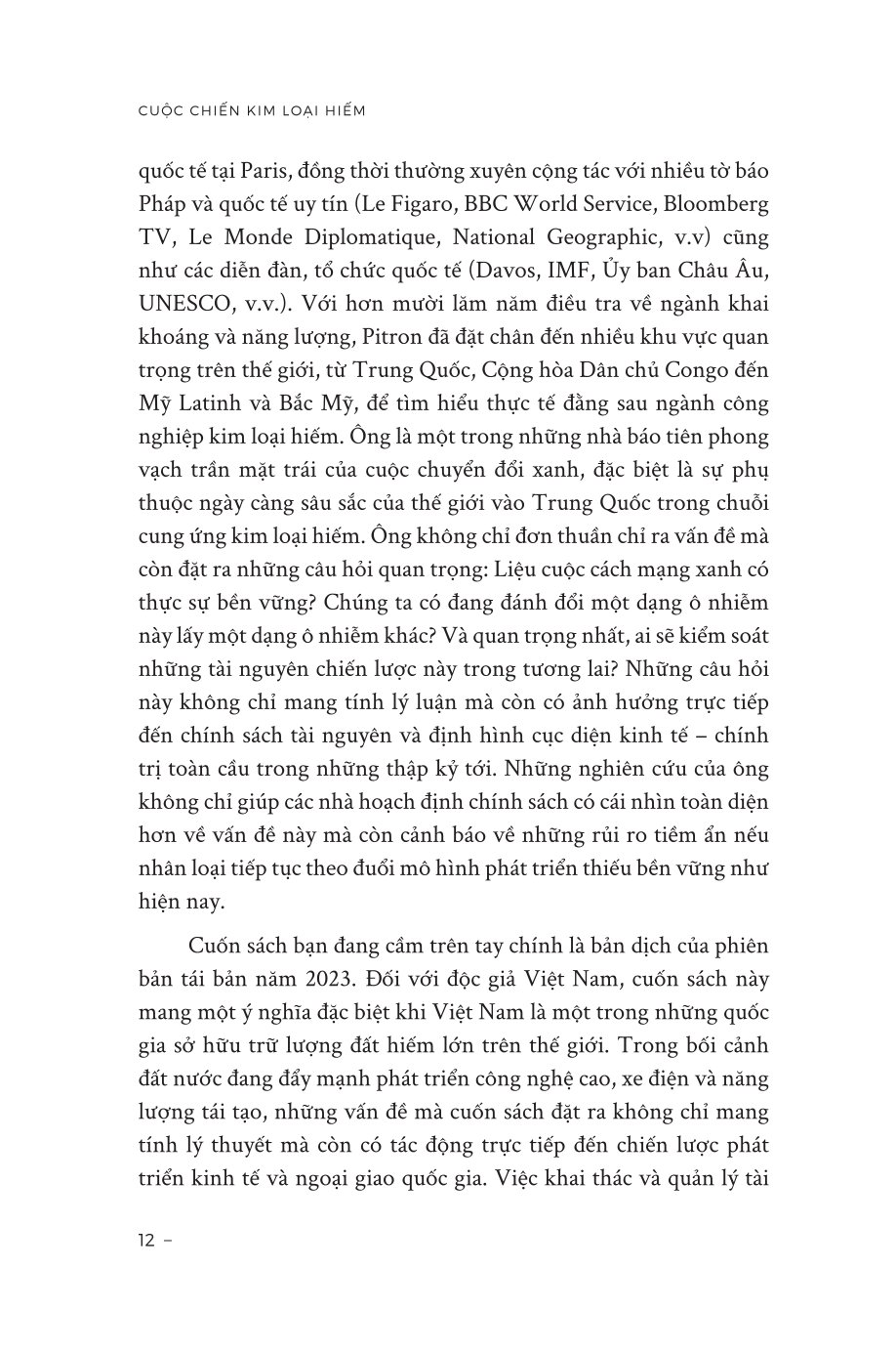 Cuộc Chiến Kim Loại Hiếm - Guillaume Pitron