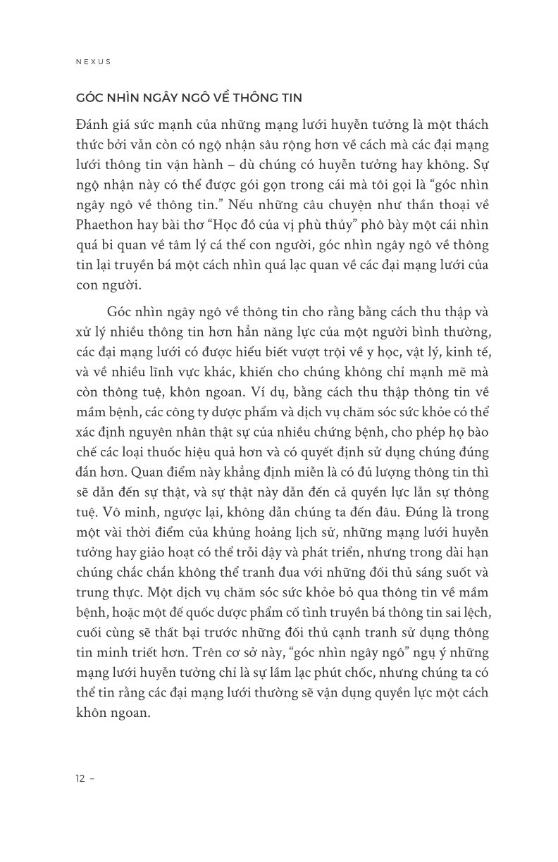 NEXUS - Lược Sử Của Những Mạng Lưới Thông Tin Từ Thời Đại Đồ Đá Đến Trí Tuệ Nhân Tạo - Yuval Noah Harari (Bìa Mềm)