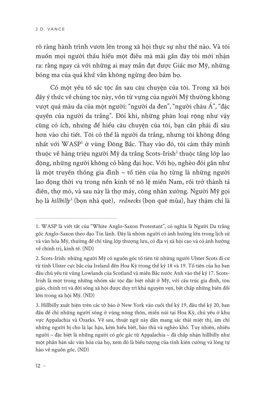 Khúc Bi Ca Của Gã Dân Quê - Hồi Ức Về Một Gia Đình Và Một Nền Văn Hóa Trong Cơn Khủng Hoảng - J.D. Vance