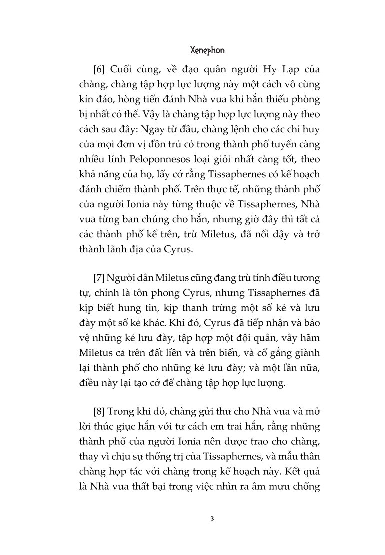Anabasis : Hồi Ký Viễn Chinh Xứ Ba Tư - Xenophon