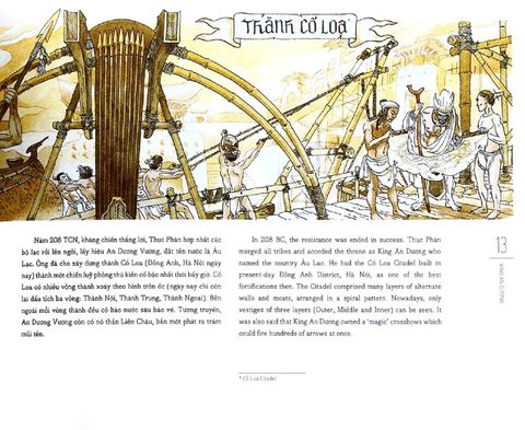  Combo 2 Quyển Lược Sử Nước Việt Bằng Tranh - Viet Nam - A Brief History In Pictures + Lược Sử Nước Việt Bằng Tranh 
