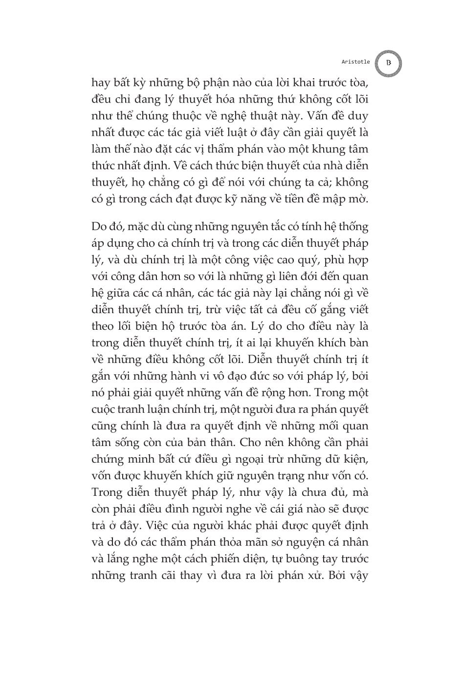 Biện Luận - Rhētorikḗ. Tác Phẩm Triết Học Kinh Điển - Aristotle