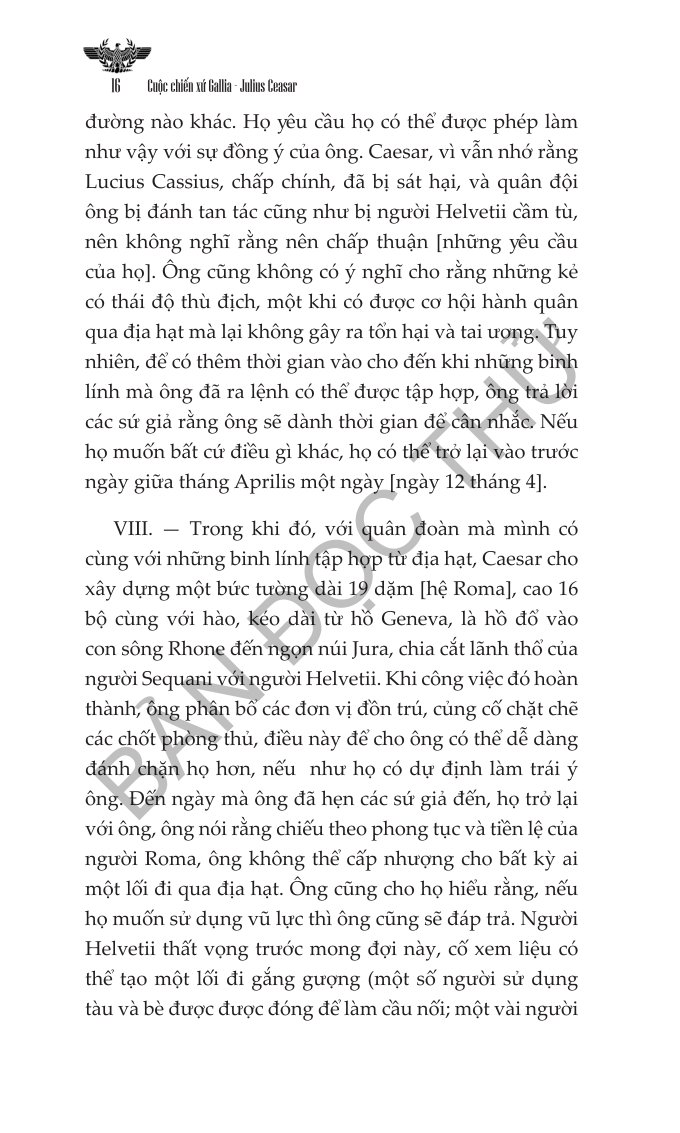 Cuộc Chiến Xứ Gallia - Nghệ Thuật Chiến Tranh Và Ngoại Giao Của Julius Caesar - Julius Caesar