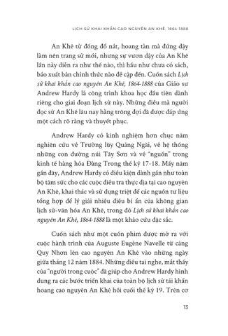  Lịch Sử Khai Khẩn Cao Nguyên An Khê, 1864-1888 - Andrew Hardy 