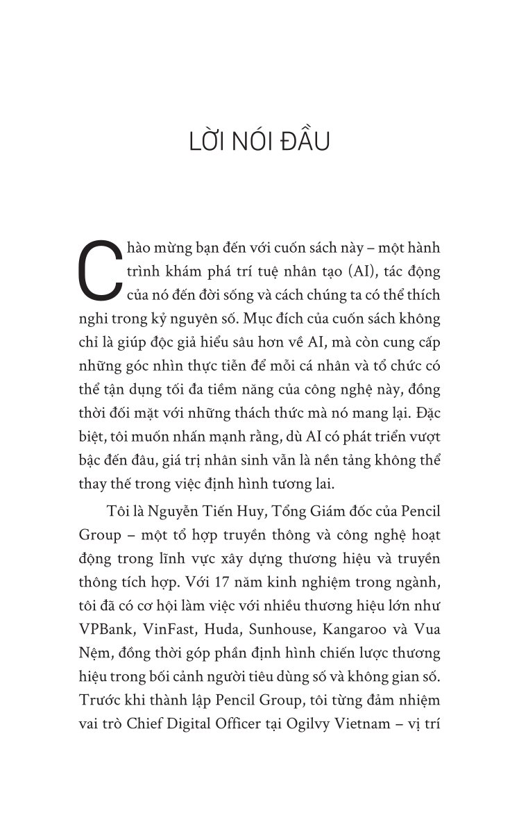 Không Ai Cản Được AI - Hiểu AI Từ Căn Gốc Để Phát Triển Sự Nghiệp - Nguyễn Tiến Huy