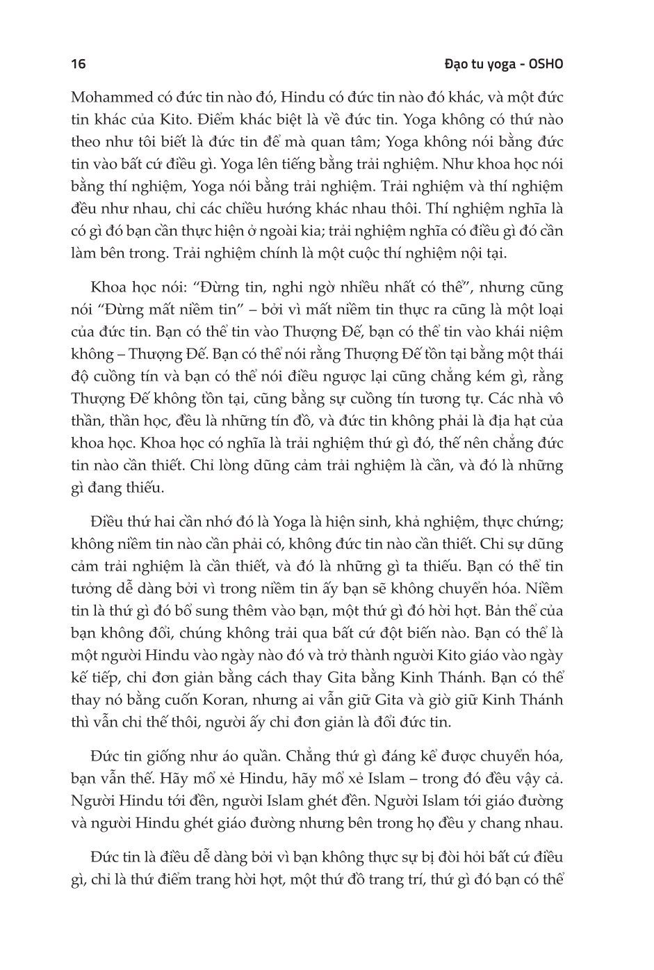 Đạo Tu Yoga - Osho