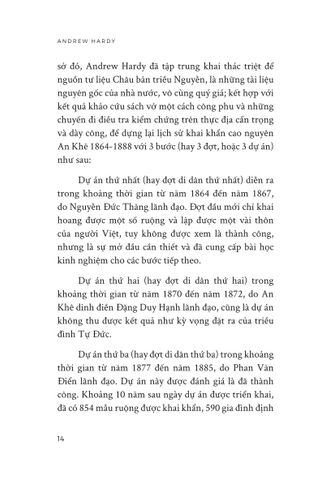  Lịch Sử Khai Khẩn Cao Nguyên An Khê, 1864-1888 - Andrew Hardy 