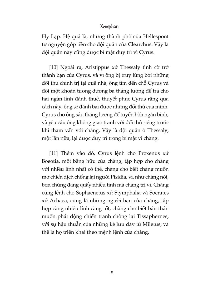 Anabasis : Hồi Ký Viễn Chinh Xứ Ba Tư - Xenophon