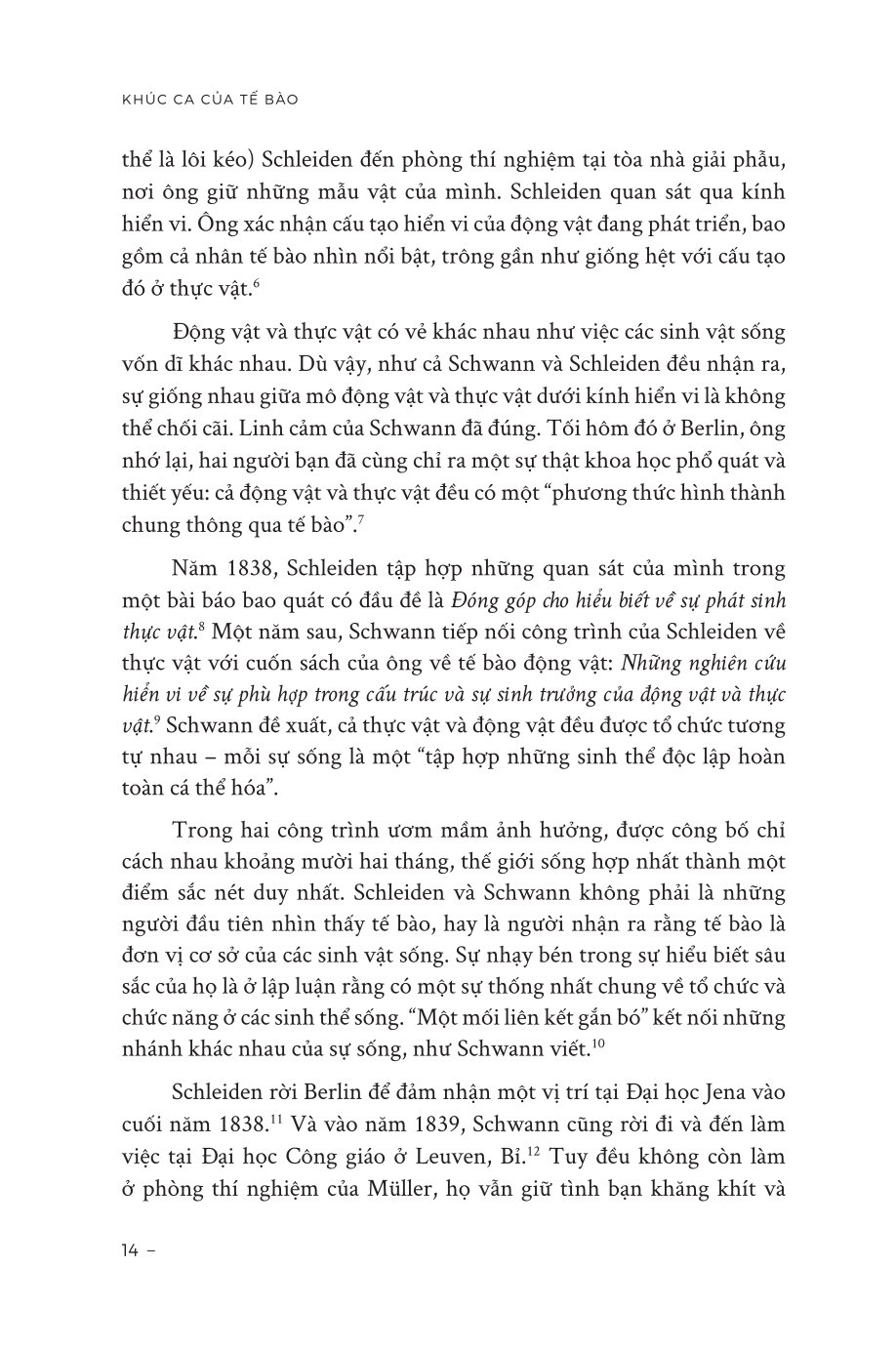 Khúc Ca Của Tế Bào - Khám Phá Phần Tử Cơ Bản Của Sinh Vật Và Con Người Mới - Siddhartha Mukherjee