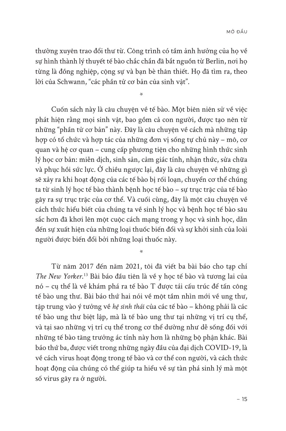 Khúc Ca Của Tế Bào - Khám Phá Phần Tử Cơ Bản Của Sinh Vật Và Con Người Mới - Siddhartha Mukherjee